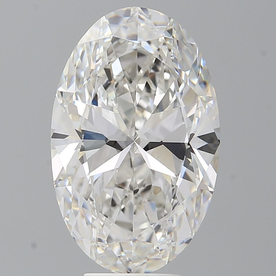 6.51 ct. oval Lab Grown Diamond front image