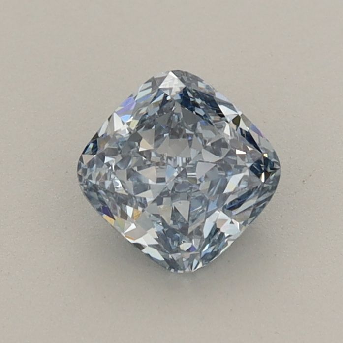 0.64 CT Fancy Vivid Blue CUSHION MODIFIED