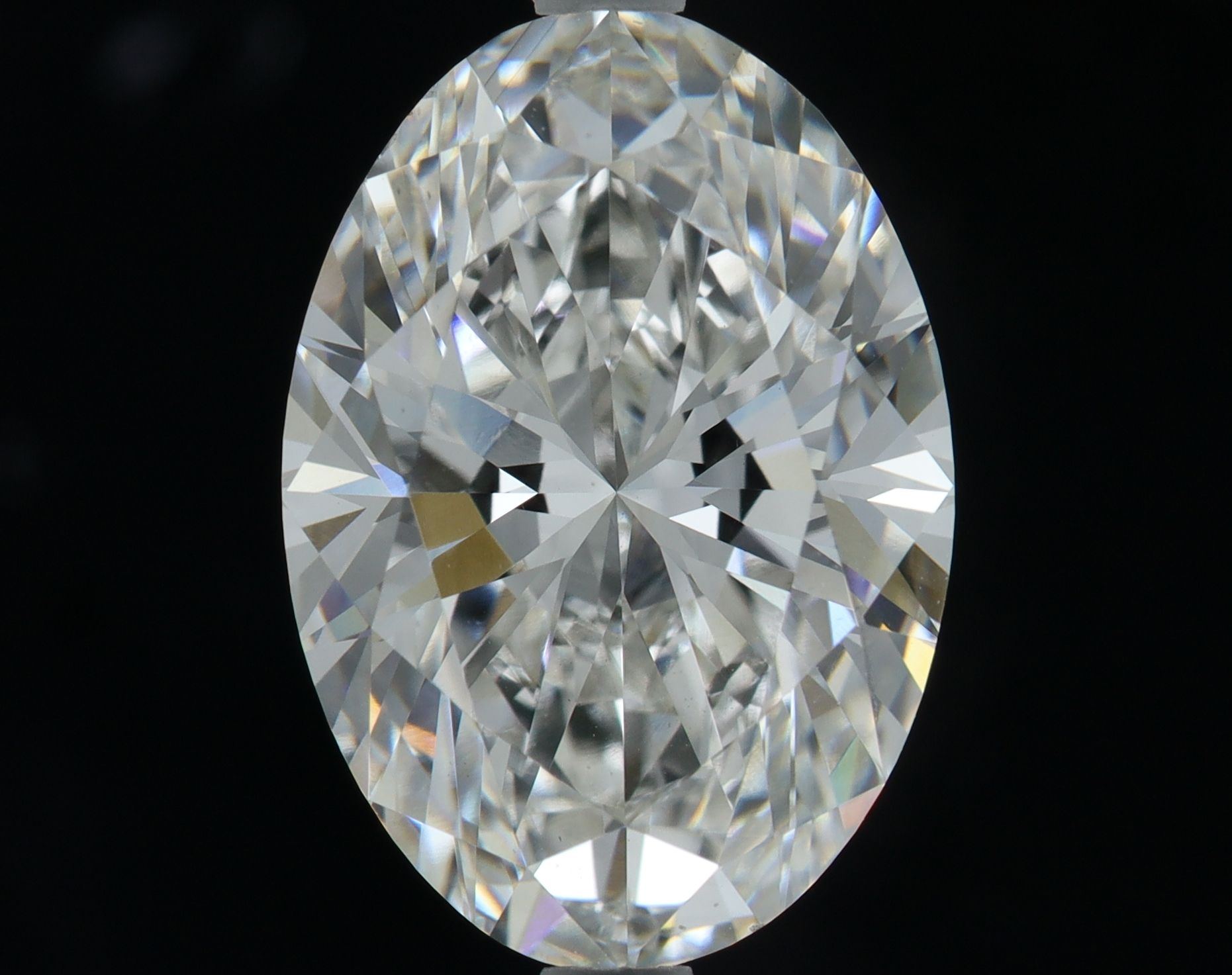 3.80 ct. oval Lab Grown Diamond front image
