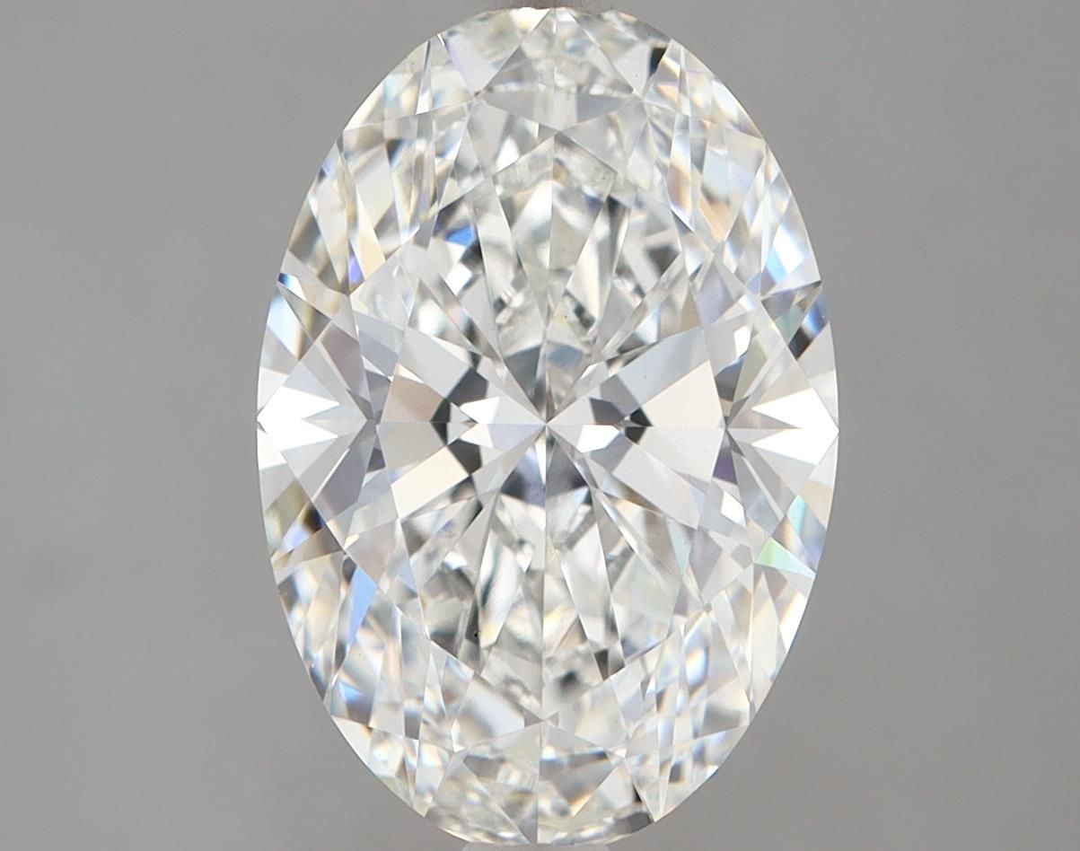 3.96 ct. oval Lab Grown Diamond front image