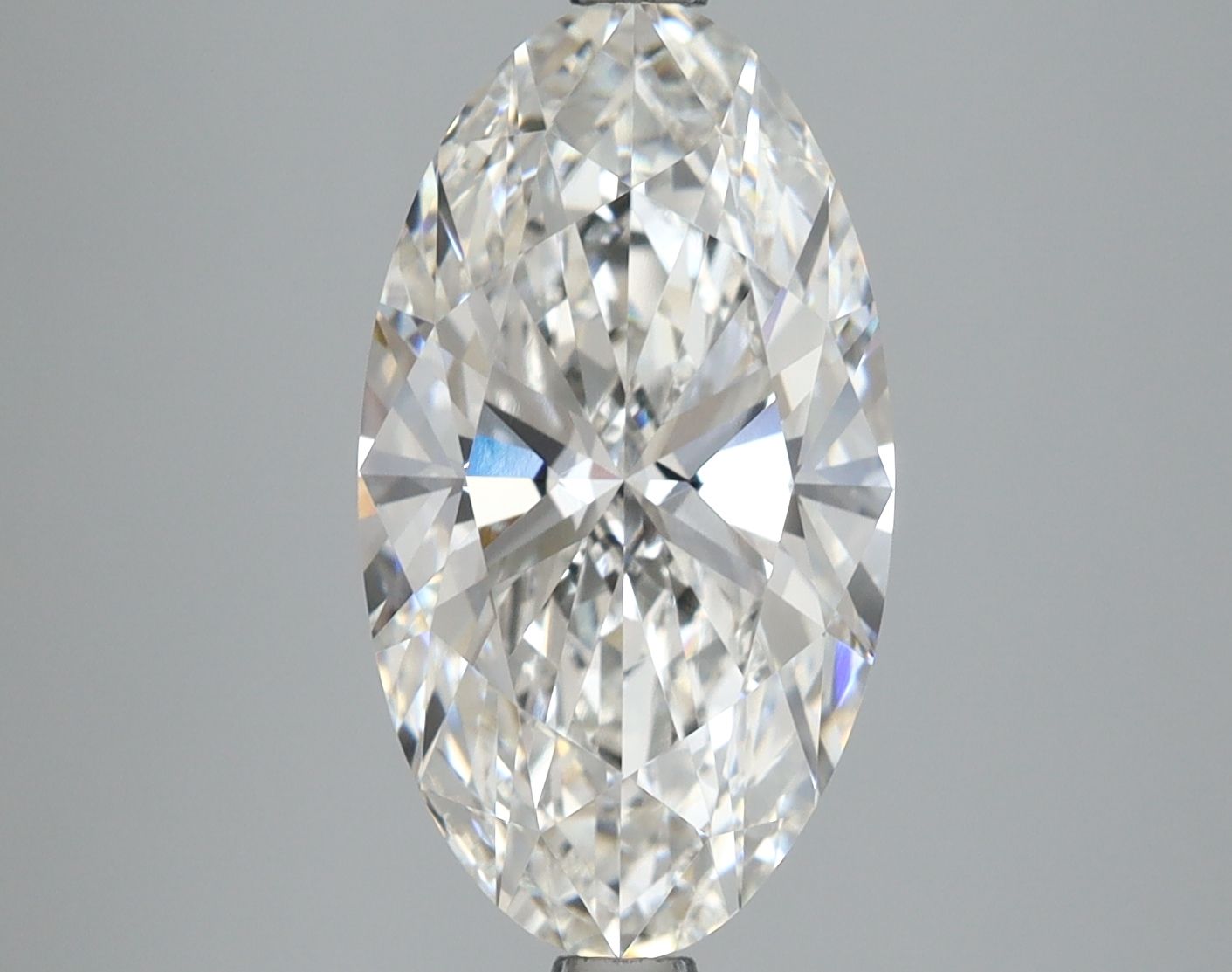 4.10 ct. oval Lab Grown Diamond front image