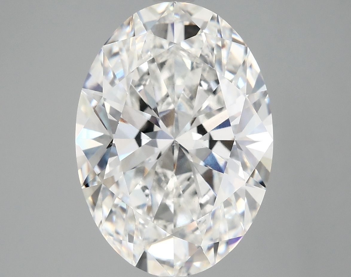 5.02 ct. oval Lab Grown Diamond front image