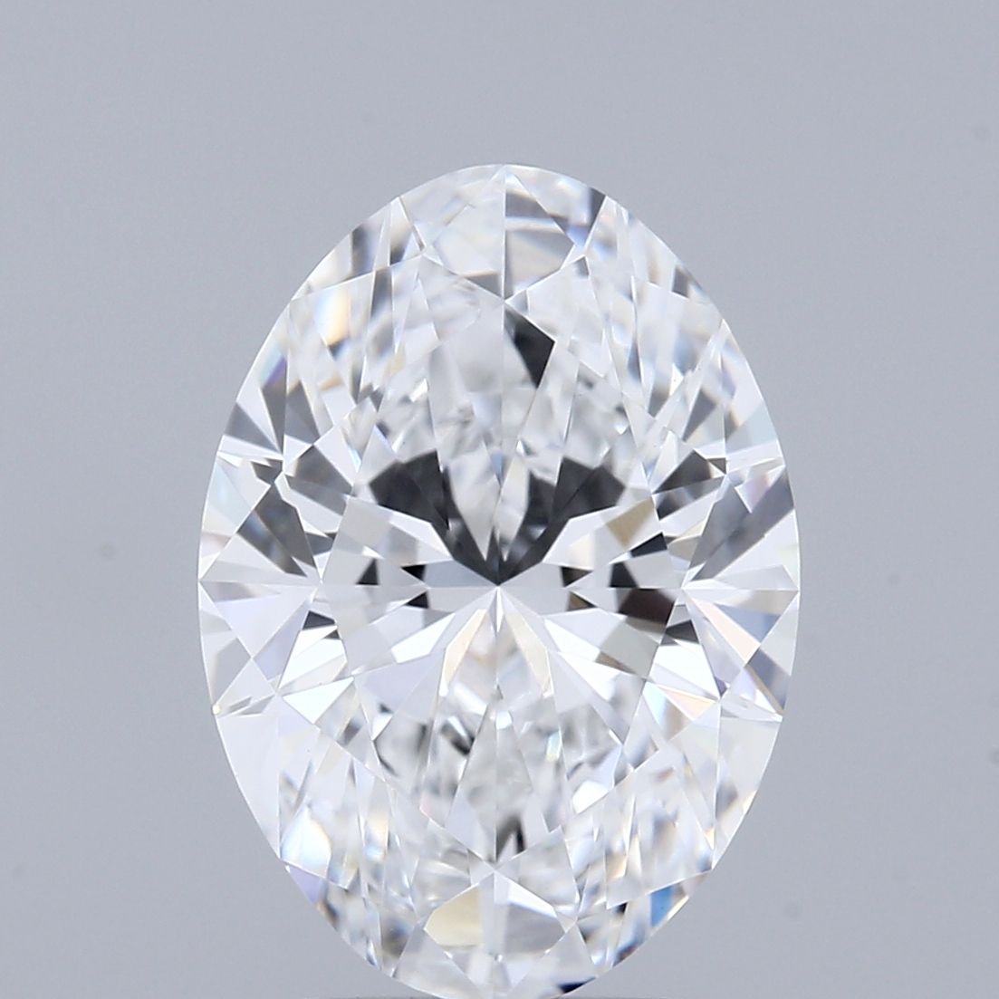 3.09 ct. oval Lab Grown Diamond front image