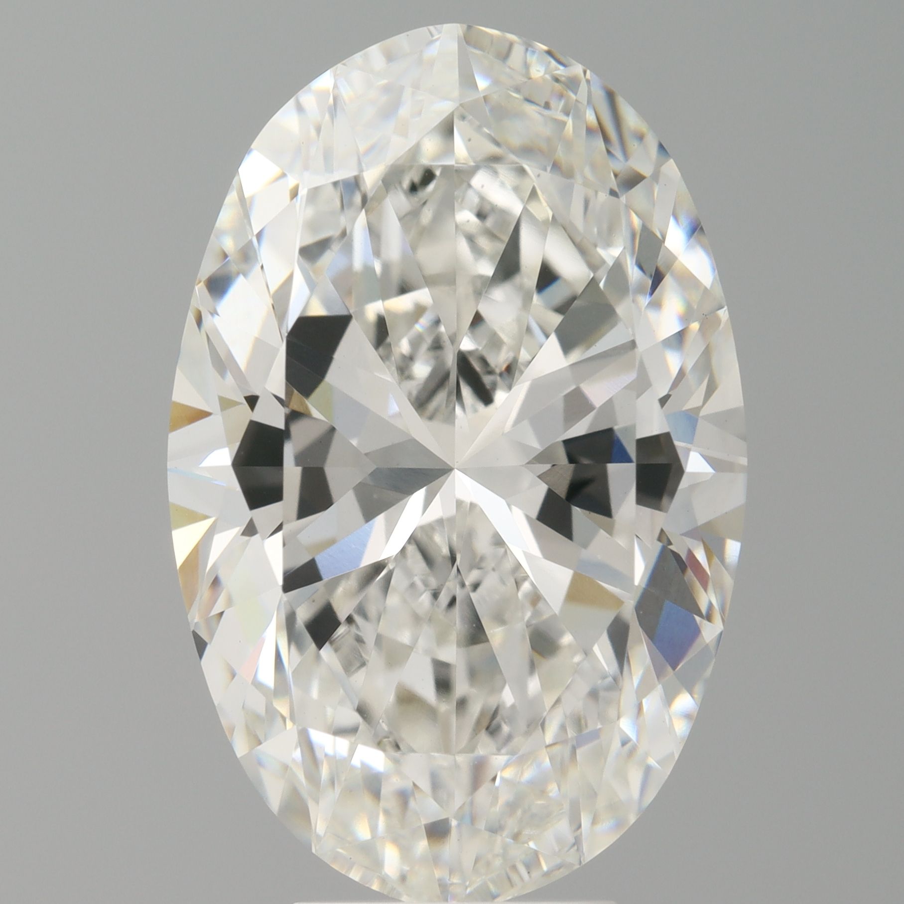 6.96 ct. oval Lab Grown Diamond front image