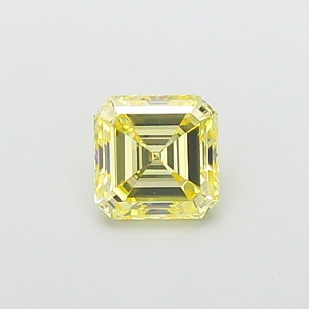 1.01 CT Fancy Yellow ASSCHER