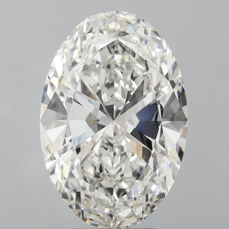 7.02 ct. oval Lab Grown Diamond front image