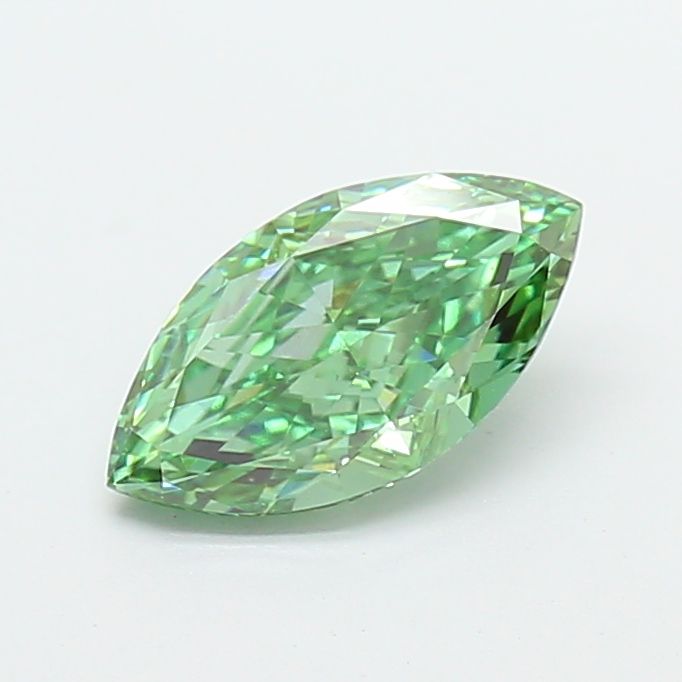 1.59 CT Fancy Vivid Green MARQUISE
