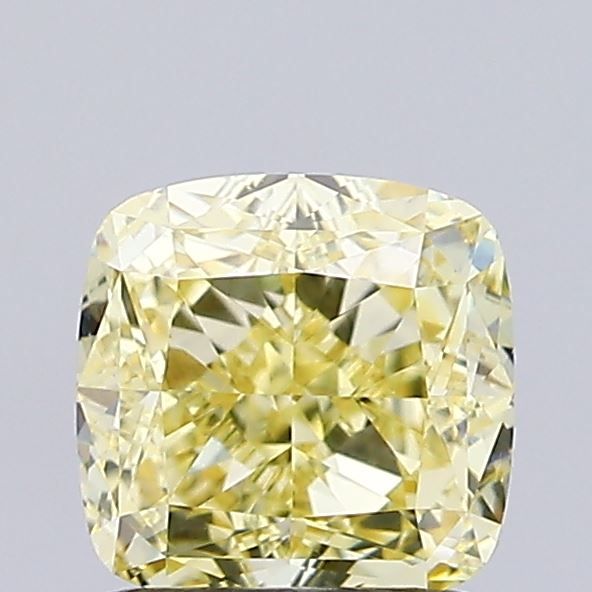 1.07 CT Fancy Yellow CUSHION MODIFIED
