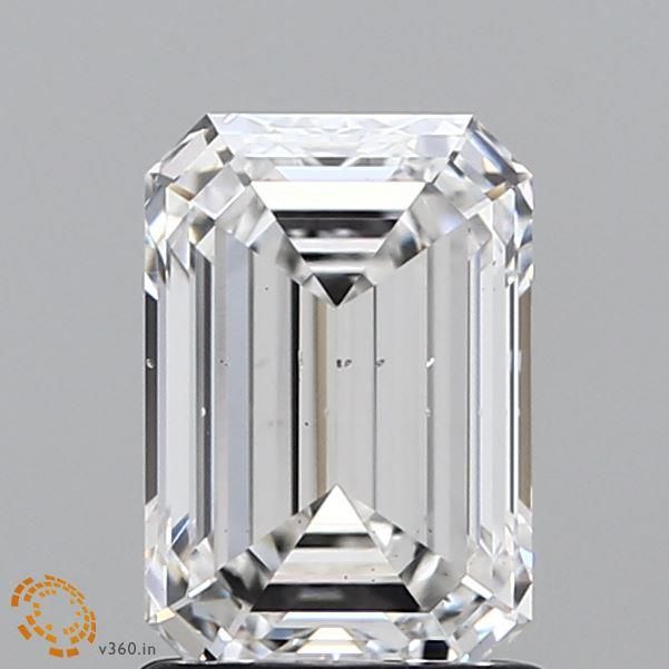 1.54 ct. emerald Lab Grown Diamond front image