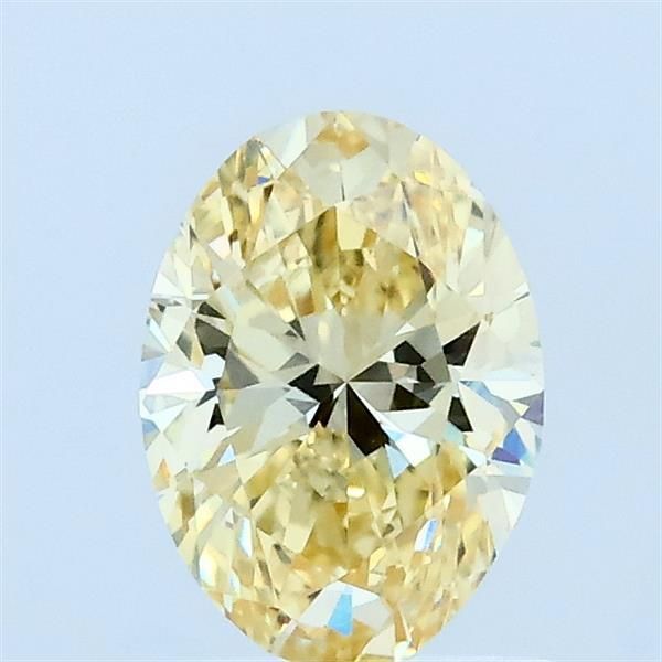 0.86 CT Fancy Intense Yellow OVAL