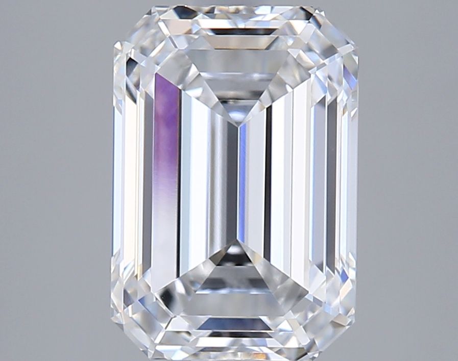 Diamant Émeraude 2.58 ct - Couleur E - Pureté VVS1
