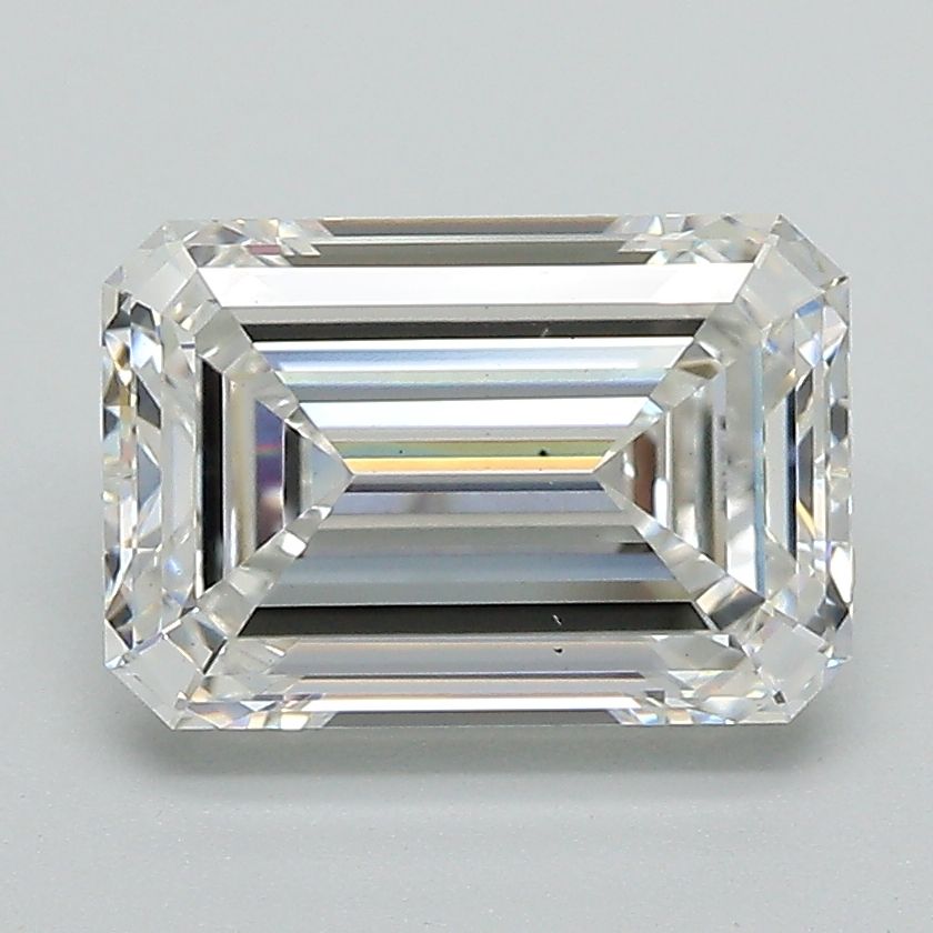 2.58 ct. emerald Lab Grown Diamond front image