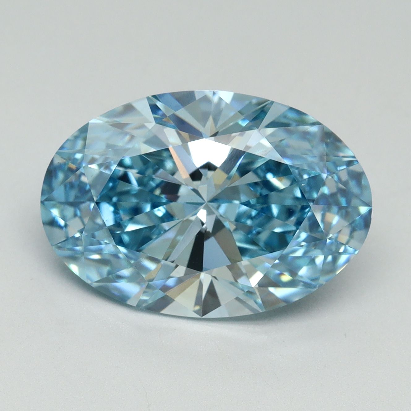 5.14 ct. oval Lab Grown Diamond front image