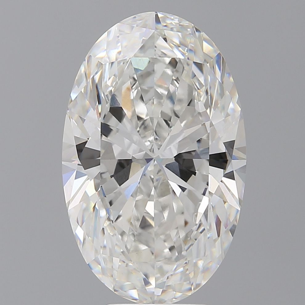 7.60 ct. oval Lab Grown Diamond front image