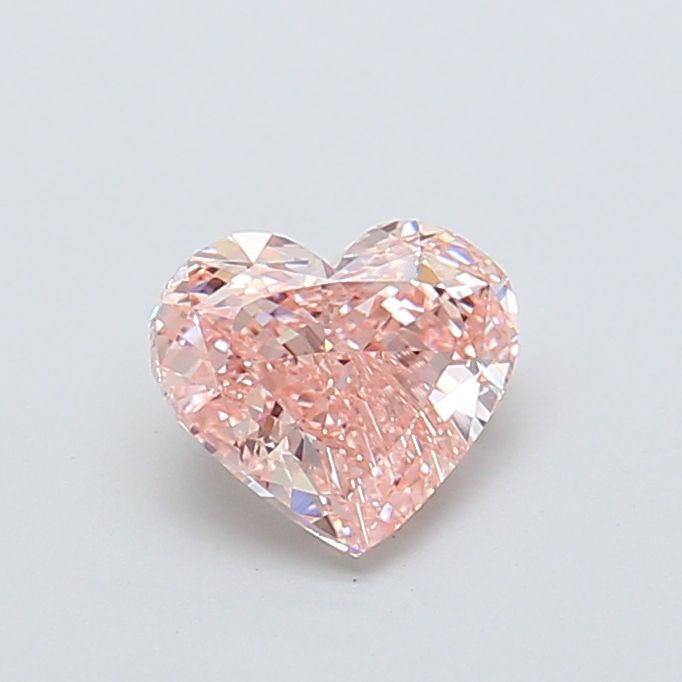 1.06 CT Fancy Brownish Pink HEART