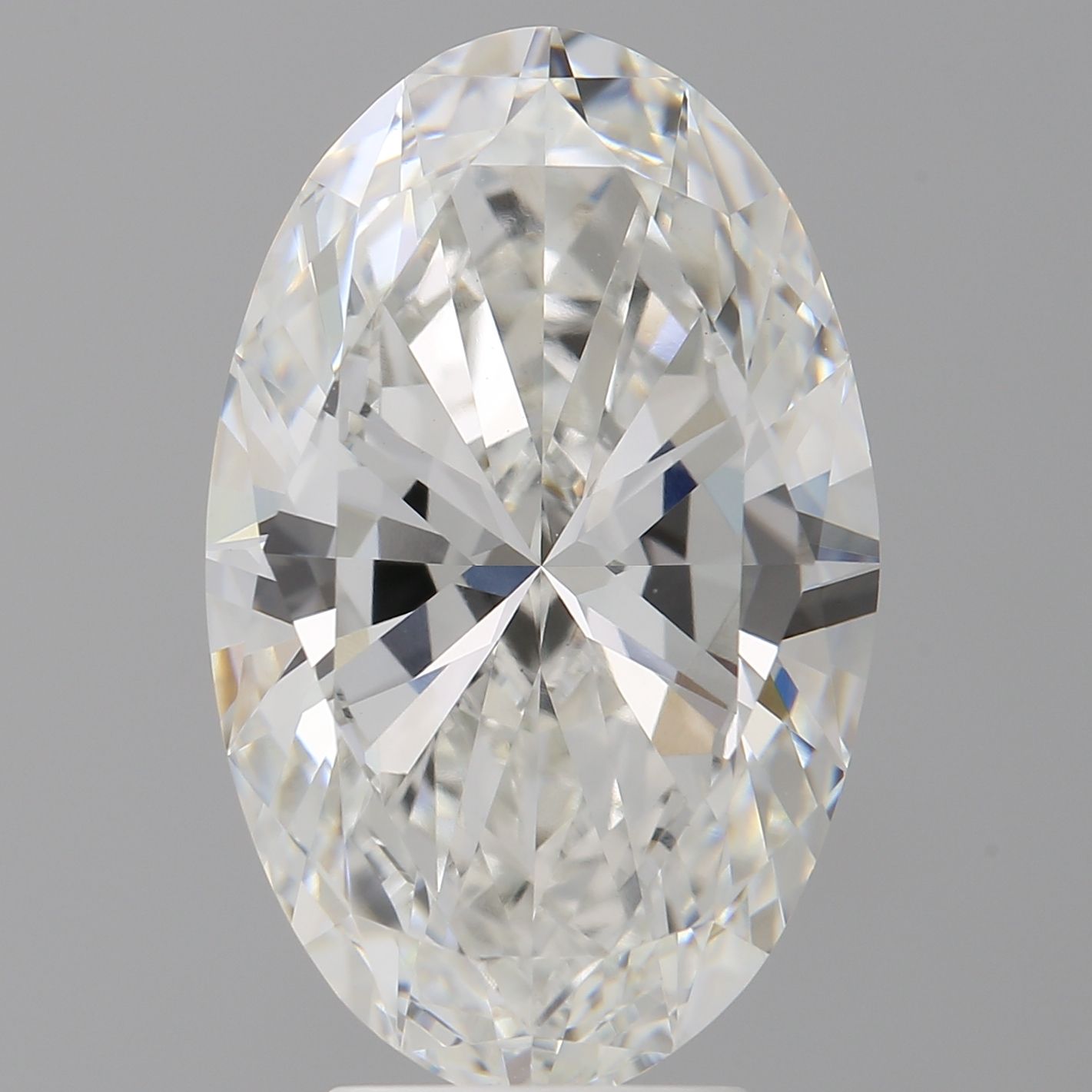 5.01 ct. oval Lab Grown Diamond front image