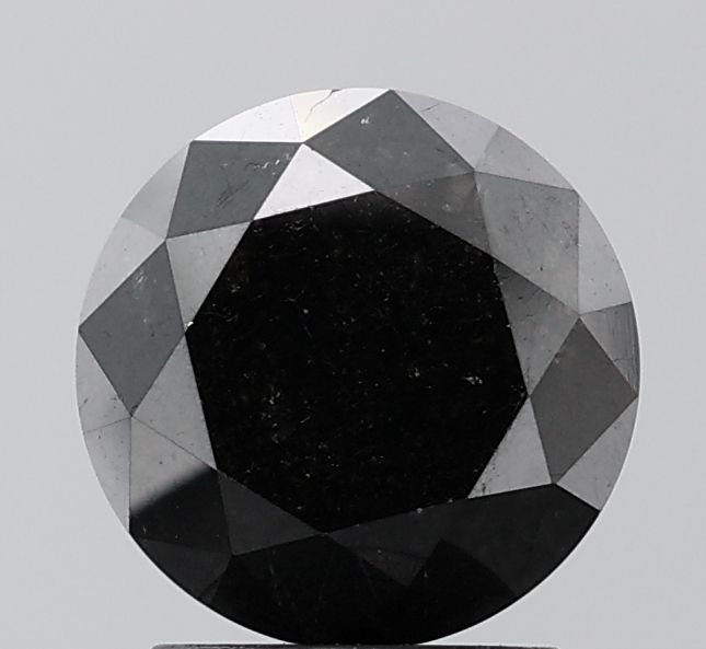 Diament 2.58 ct Fancy Black/VS1