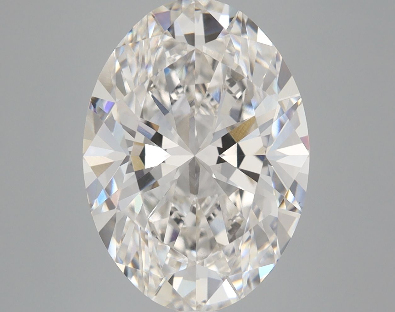5.47 ct. oval Lab Grown Diamond front image