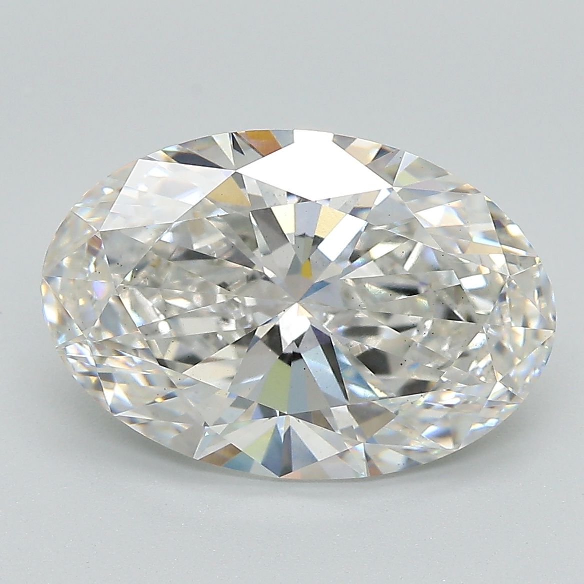 5.19 ct. oval Lab Grown Diamond front image