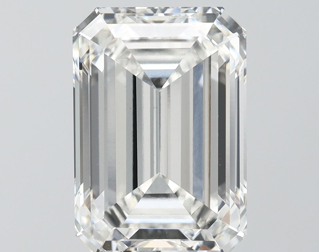 7.04 ct. emerald Lab Grown Diamond front image