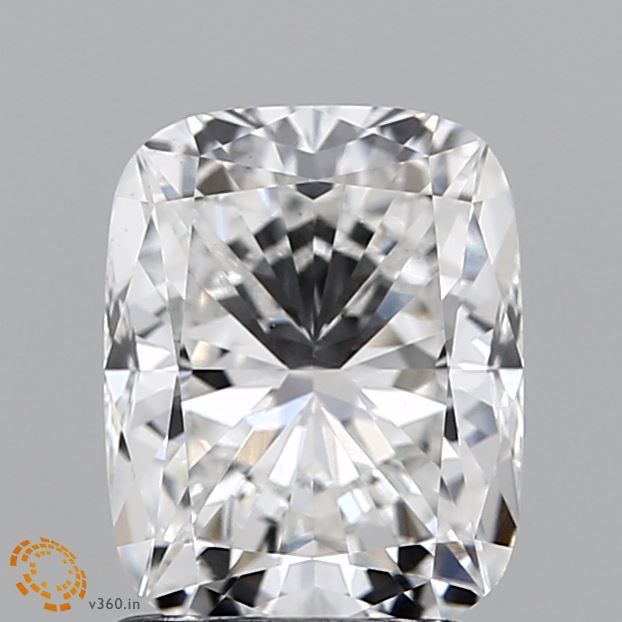 1.82 ct lab-grown Cushion brilliant Diamond