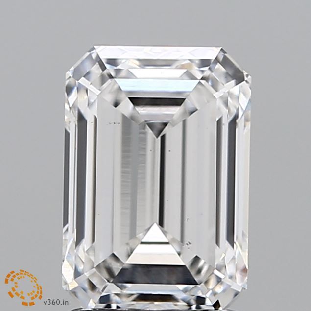 2.06 ct. emerald Lab Grown Diamond front image
