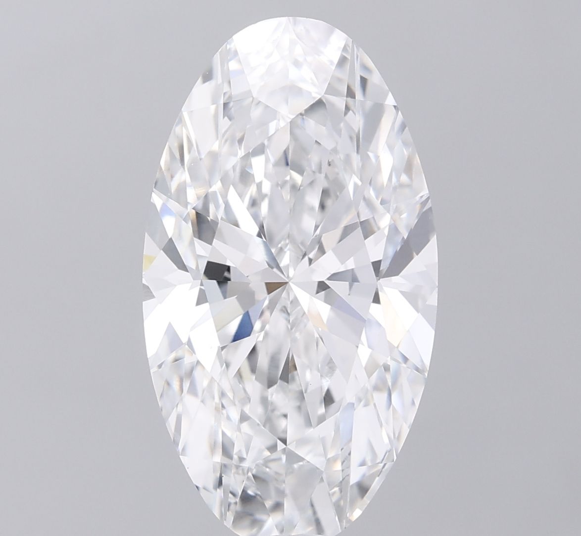 6.03 ct. oval Lab Grown Diamond front image