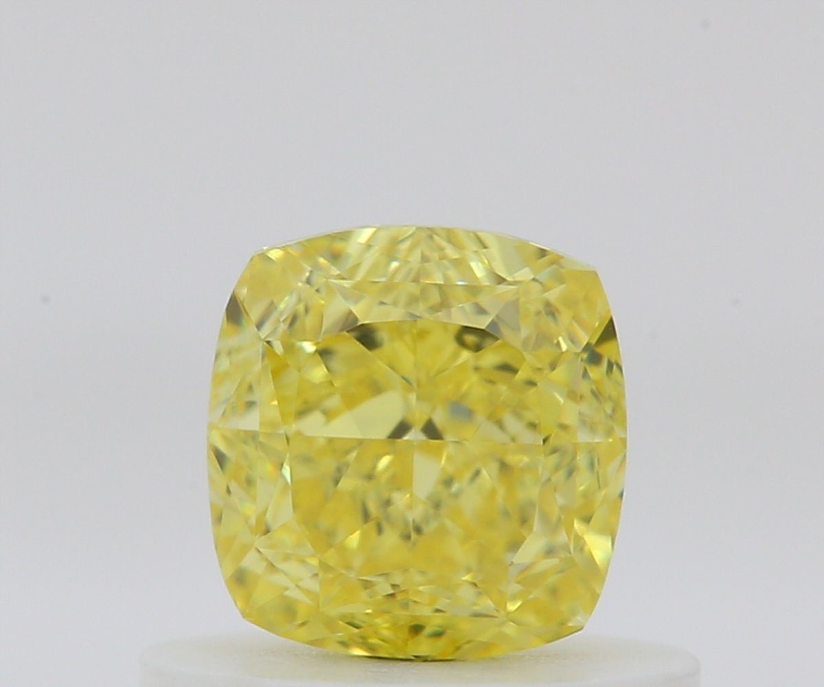 Diament 0.63 ct Fancy Vivid Yellow/VVS1