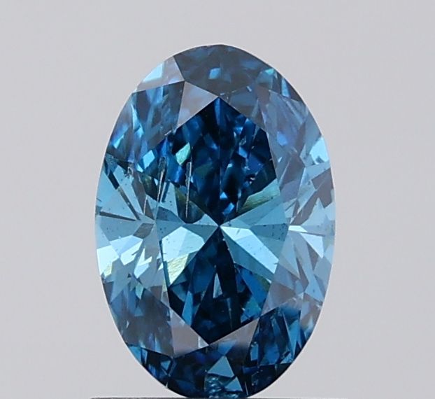 1.0 CT Fancy Vivid Blue OVAL