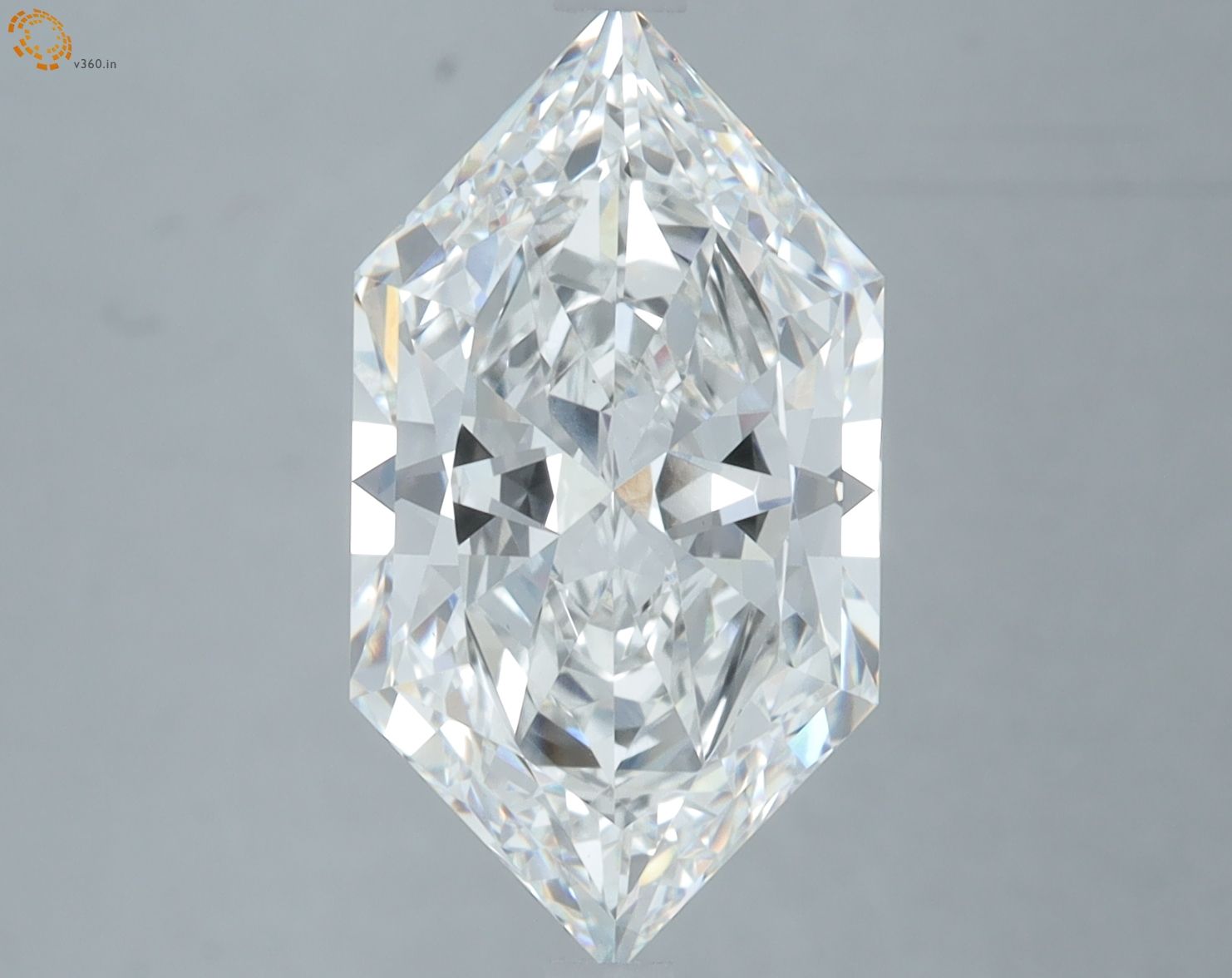 4.84 ct lab-grown Hexagonal Diamond