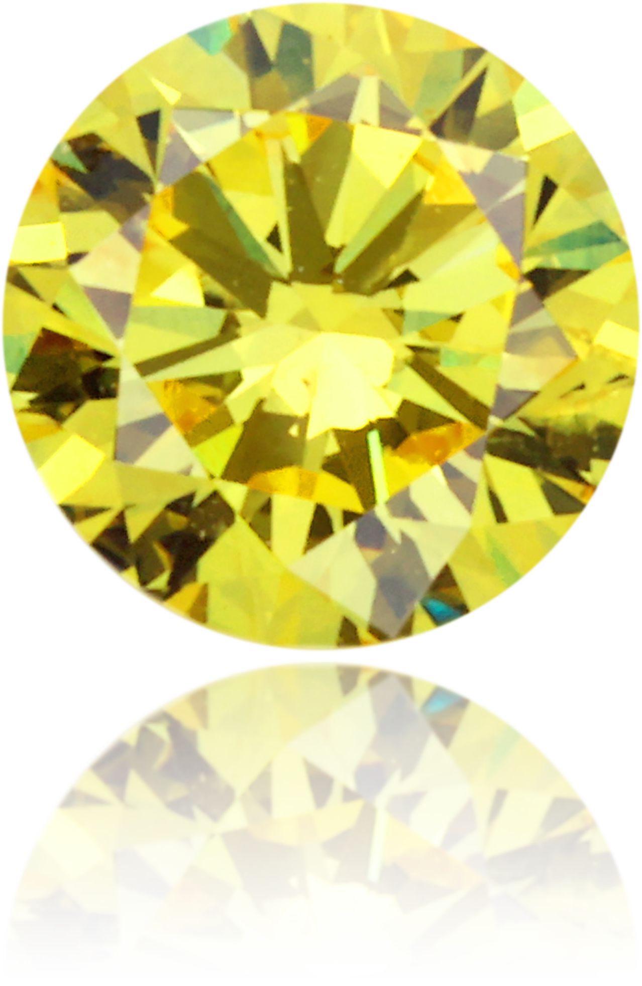 Diament 0.28 ct Fancy Vivid Yellow/I1