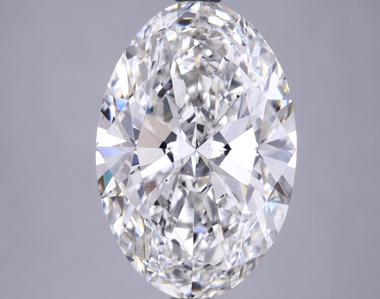 4.14 ct. oval Lab Grown Diamond front image