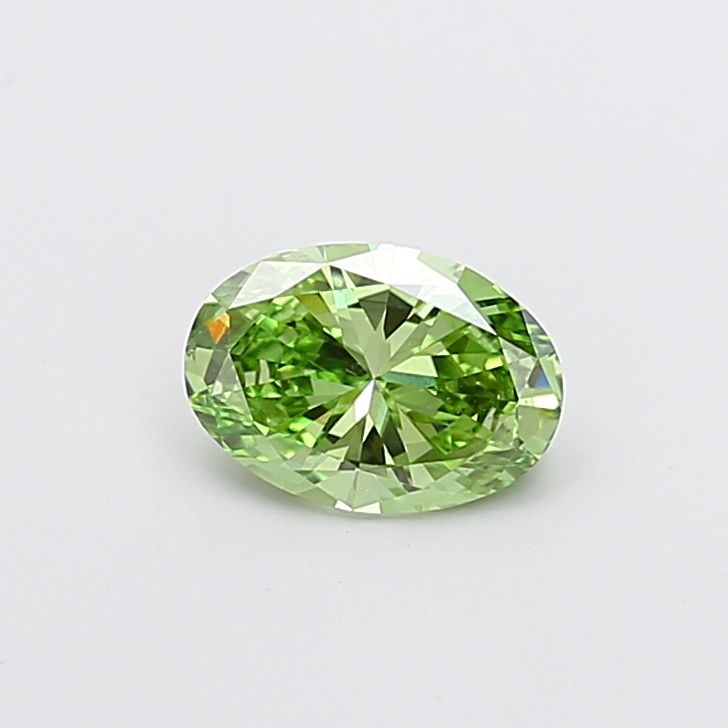 1.0 CT Fancy Vivid Green OVAL