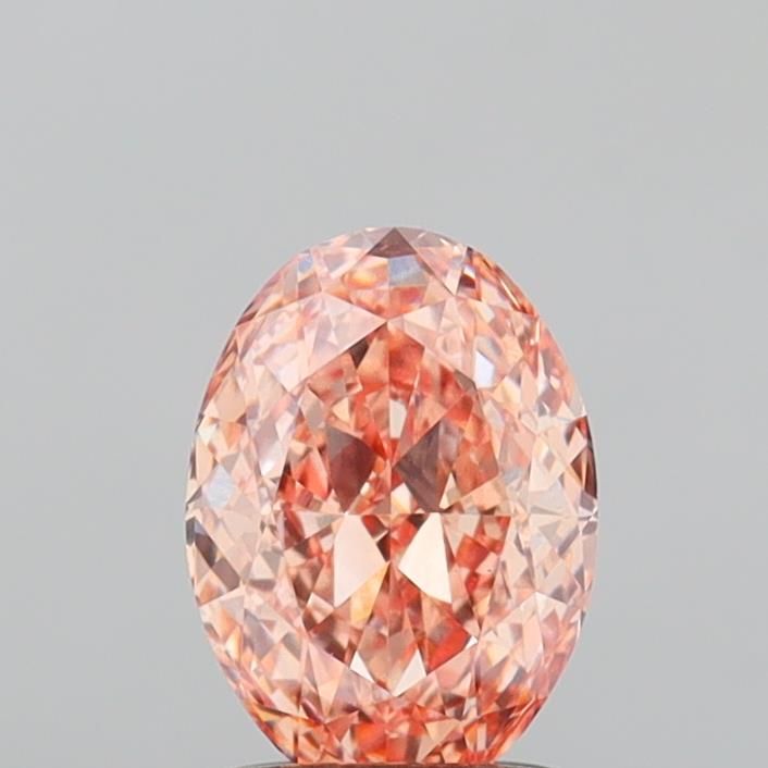 1.38 CT Fancy Light Pinkish Brown OVAL