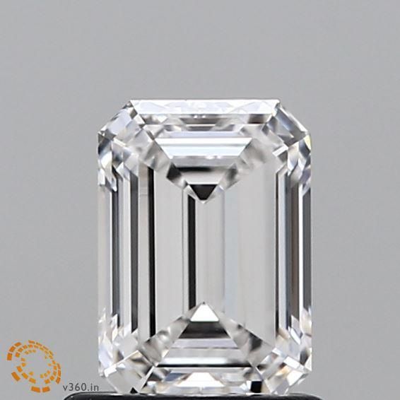 0.96 ct. emerald Lab Grown Diamond front image