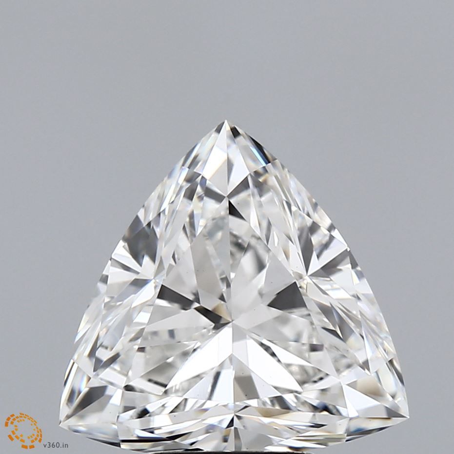 4.17 ct lab-grown Trilliant Diamond
