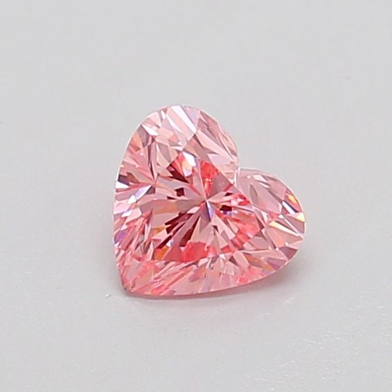 0.36 CT Fancy Vivid Pink HEART