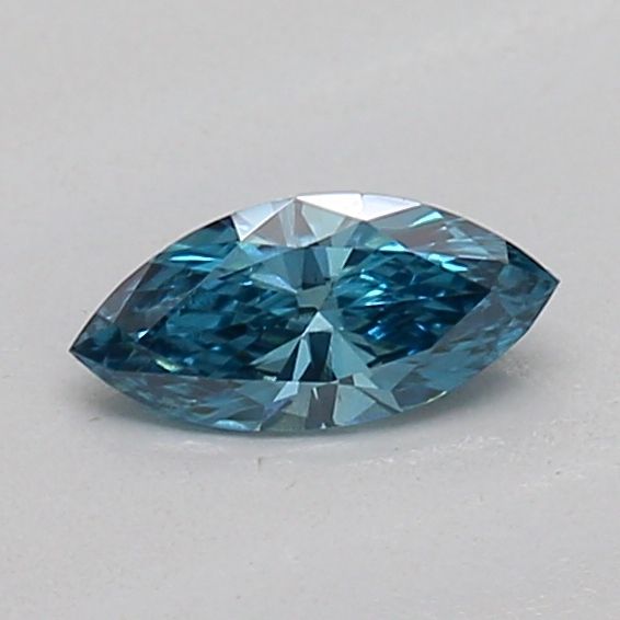 0.16 CT Fancy Vivid Blue MARQUISE