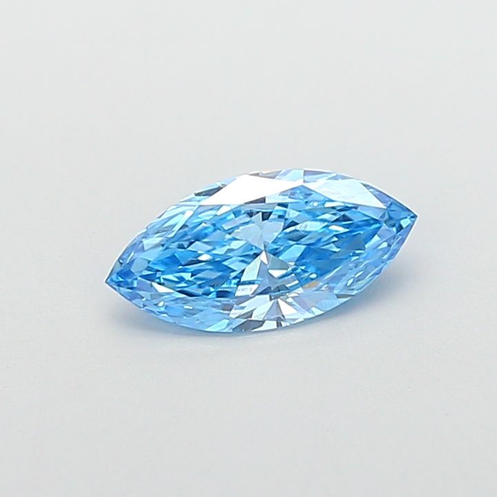 1.03 CT Fancy Vivid Blue MARQUISE