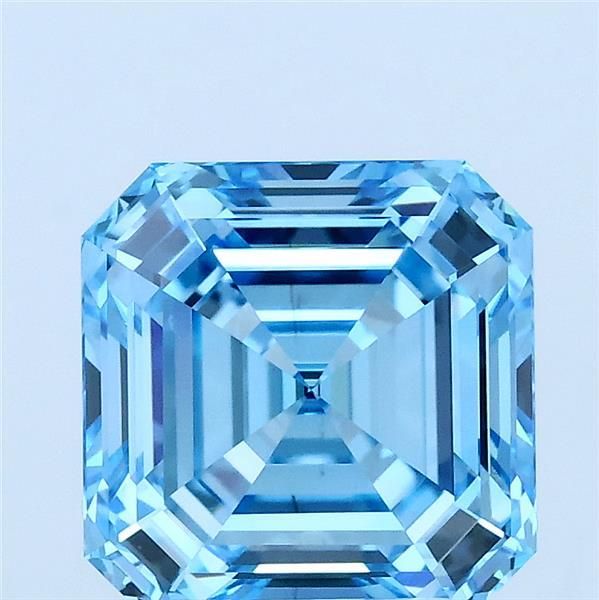 3.08 ct lab-grown Asscher Diamond