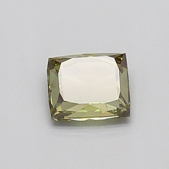 0.35 CT Fancy Vivid Green CUSHION MODIFIED