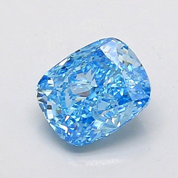 1.2 CT Fancy Vivid Blue CUSHION MODIFIED