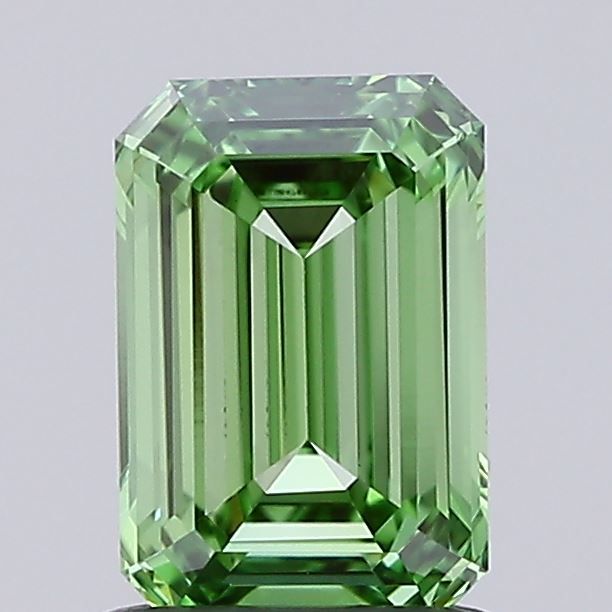 1.03 CT Fancy Vivid Green EMERALD