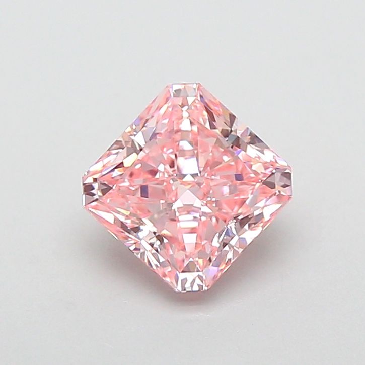 1.25 CT Fancy Vivid Pink SQUARE RADIANT