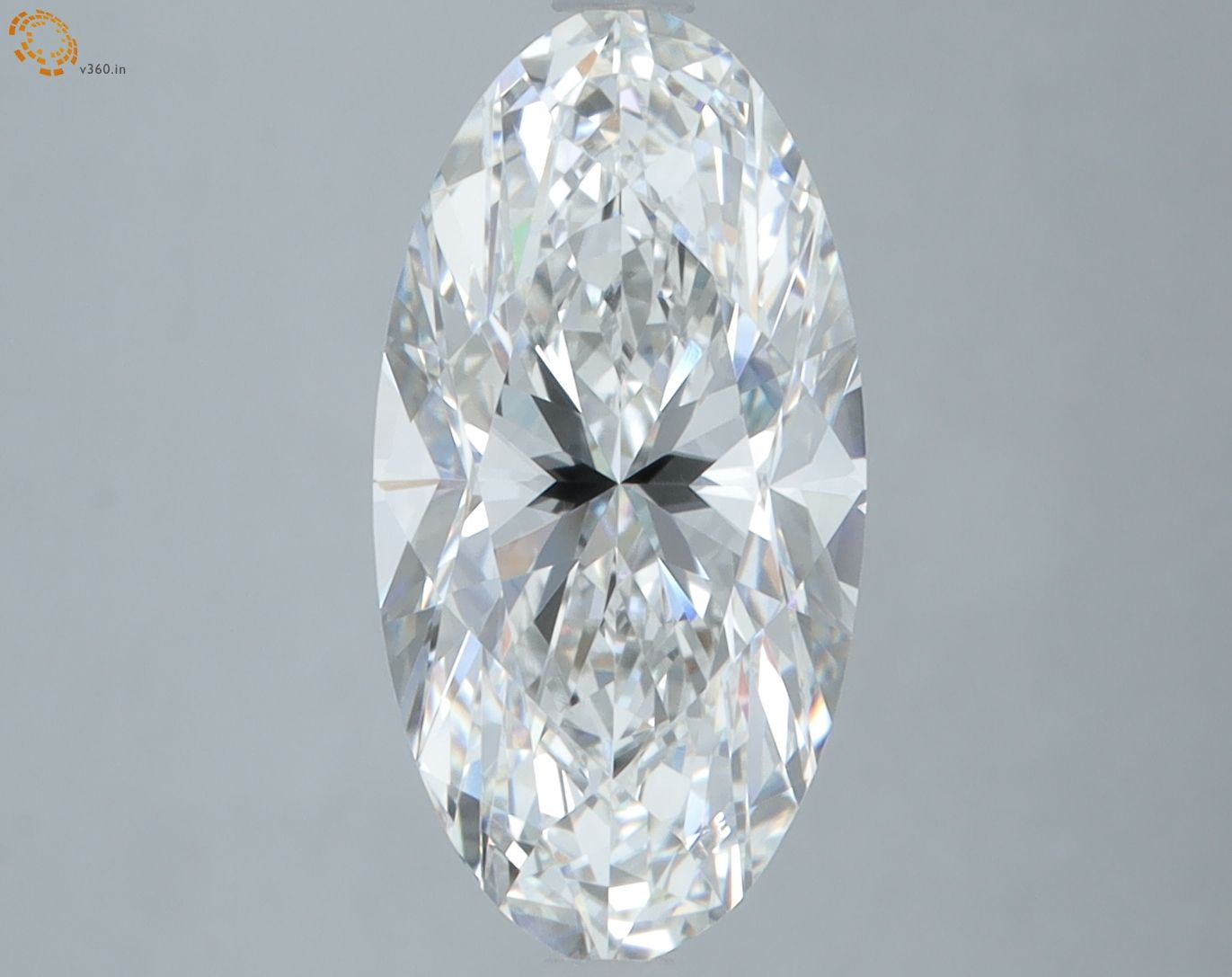 3.70 ct. oval Lab Grown Diamond front image