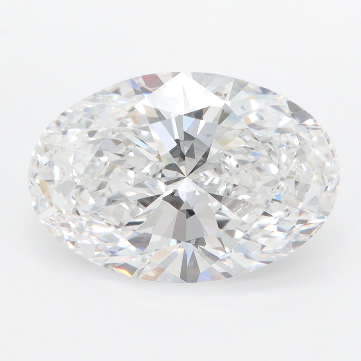 5.09 ct. oval Lab Grown Diamond front image