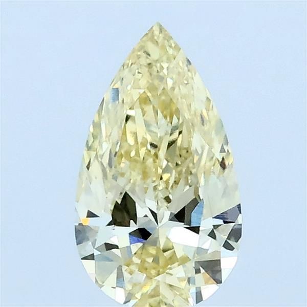 0.61 CT Fancy Yellow PEAR