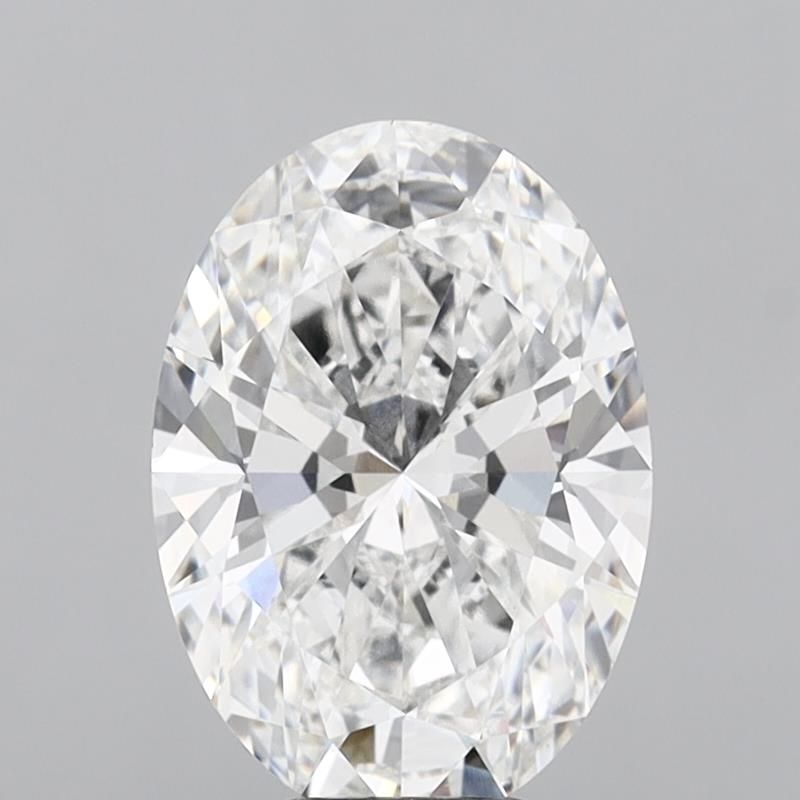 6.08 ct. oval Lab Grown Diamond front image