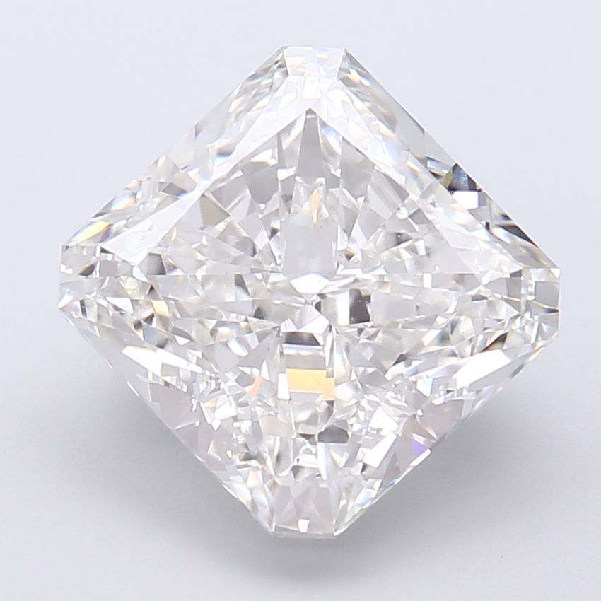 6.34 ct lab-grown Square radiant Diamond