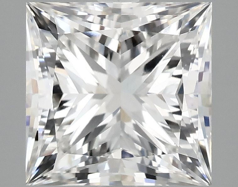 4.19 ct. princess Lab Grown Diamond front image